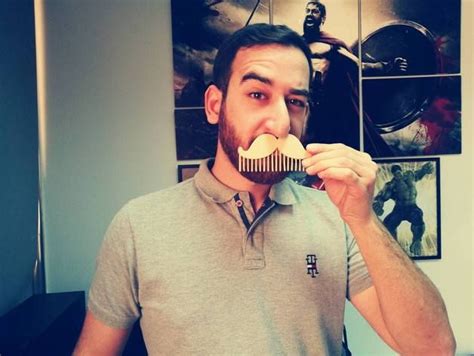 November is here! Let your Mustache go wild and 3D print this cool comb to maintain it ...