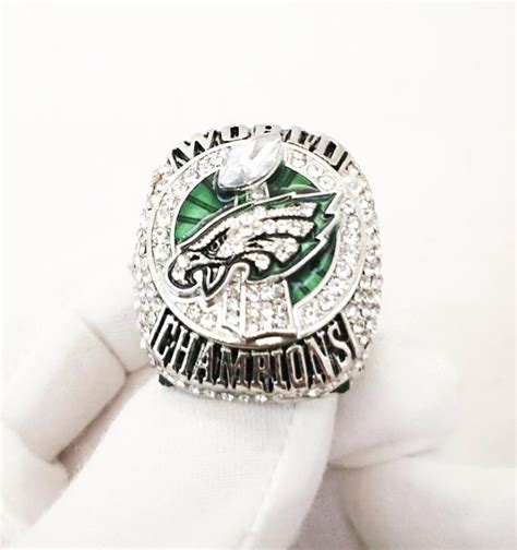 NEW Philadelphia Eagles Super Bowl Ring (2018) Replica - Players Ring ...