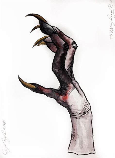 Claw Hand Drawing at PaintingValley.com | Explore collection of Claw Hand Drawing