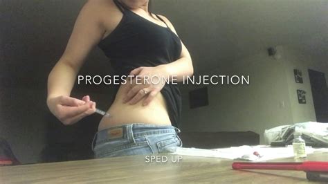 Estradiol & Progesterone injections! IVF/Surrogacy - YouTube