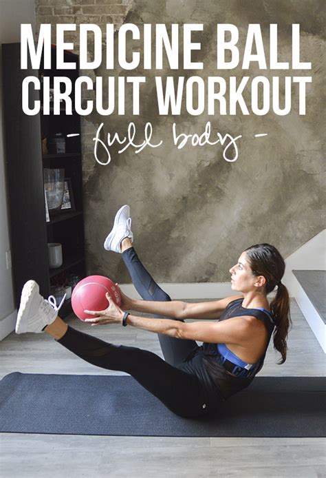 10 or 20-Minute Med Ball Full-Body Circuit Workout | Pumps & Iron