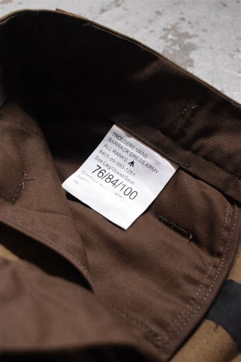 British Army All Ranks Barrack Dress Trousers -DEADSTOCK-