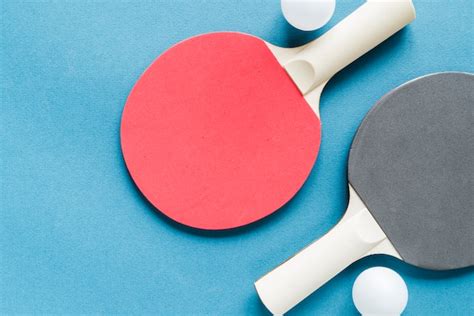 Free Photo | Set of table tennis equipment