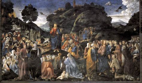 Cosimo Rosselli: The sermon on the mount