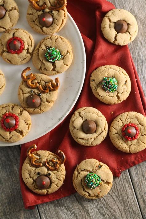 Christmas peanut blossom cookies | Peanut Butter Kiss Cookies for ...