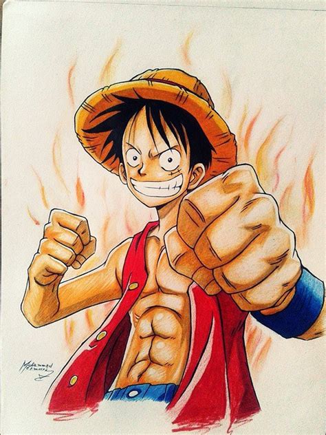 One Piece - Monkey D Luffy by ElMetmari on DeviantArt