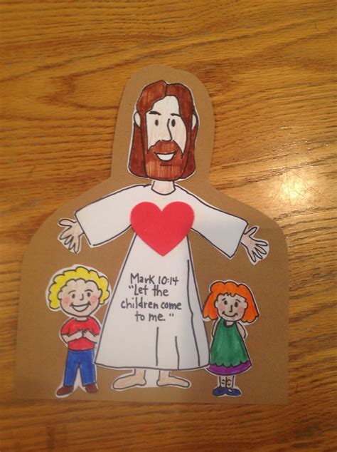 Printable Preschool Bible Crafts About Jesus