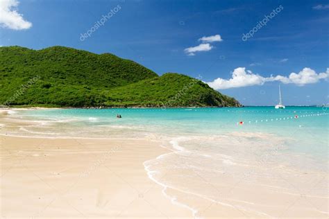 Glorious beach at Anse Marcel on St Martin — Stock Photo © steveheap #14660939