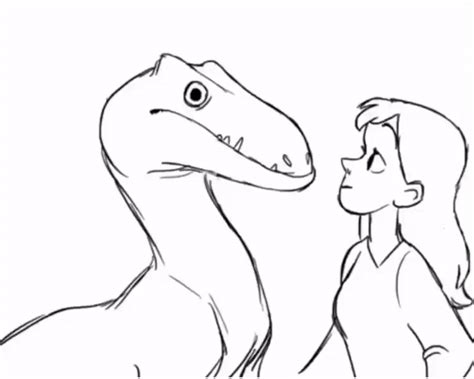 Even dinosaurs can be cute.http://bit.ly/2QWP7O6 Theme Animation, Animation Reference, Art ...