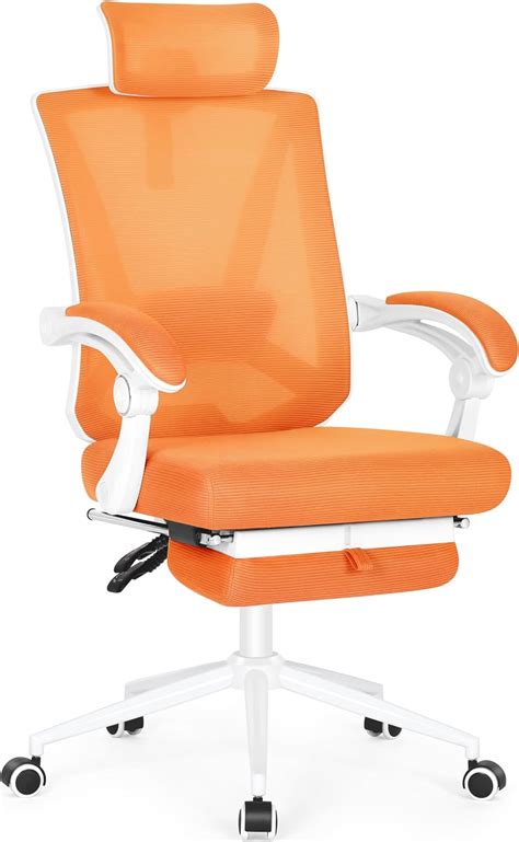 Amazon.com: Misolant Ergonomic Office Chair with Footrest, Ergonomic Desk Chair with Adjustable ...