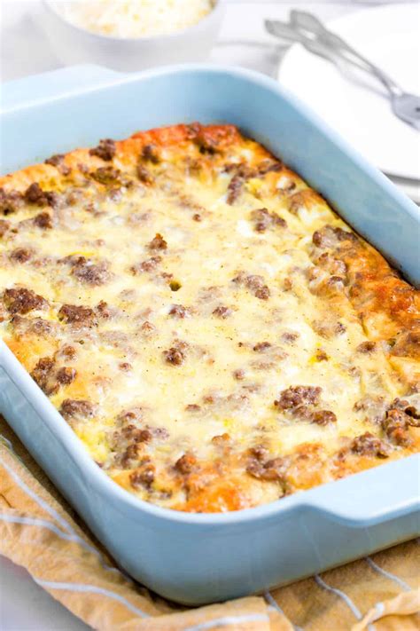 Crescent Roll Breakfast Casserole - All Things Mamma