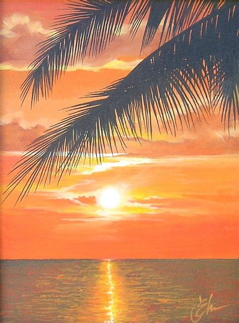 Easy Sunset Painting For Beginners