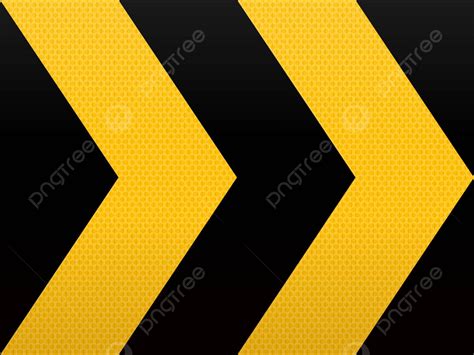 Seamless Yellow Black Arrow Sign Lines Horizontal Vector, Sign, Lines, Horizontal PNG and Vector ...