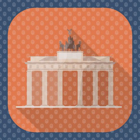 Archade | Brandenburg Gate Icon Vector Drawings