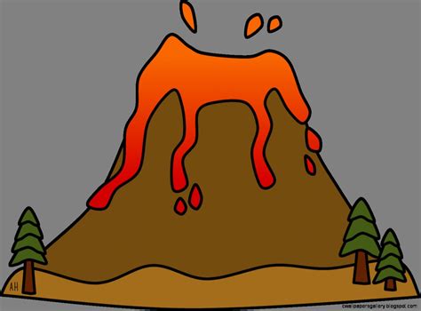 volcano animated png - Clip Art Library