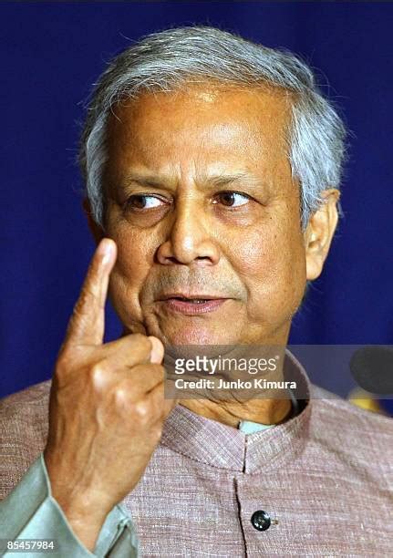 Grameen Bank Managing Director Muhammad Yunus Holds Press Conference Photos and Premium High Res ...