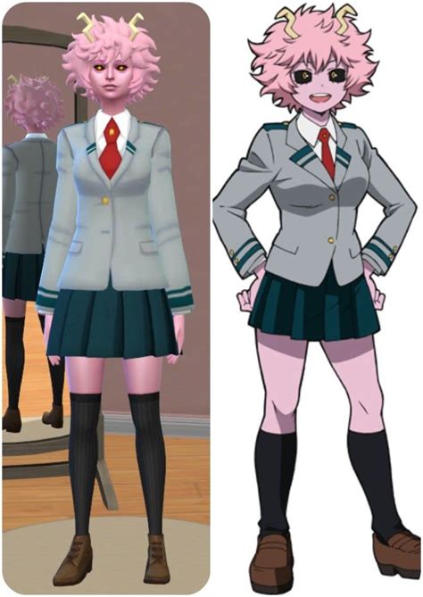 Mina Ashido My Hero Academia Sims 4 | Sims 4, Sims 4 characters, Sims