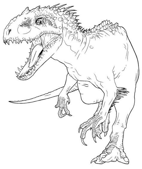 Indominus Rex Coloring Pages | Activity Shelter