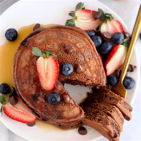 Healthy Chocolate Chocolate Chip Pancakes – Health Benefits