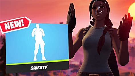 *NEW* SWEATY EMOTE NEW FORTNITE ITEM SHOP - YouTube