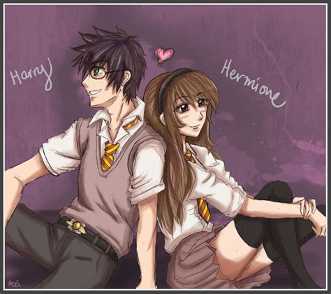 Harry x Hermione by game-flu on DeviantArt