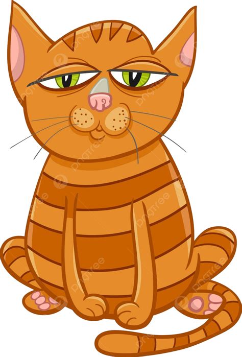 Cat Pet Cartoon Character Cat Comic Clip Art Vector, Cat, Comic, Clip Art PNG and Vector with ...