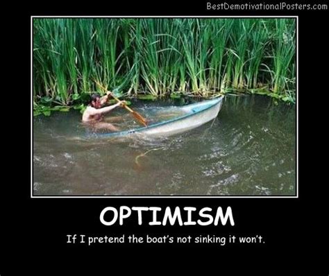 Optimism Fail - Demotivational Poster