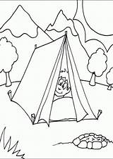 Free & Easy To Print Camping Coloring Pages  Tulamama sketch template