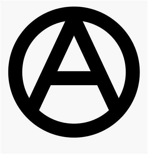 Clip Art Anarchy Sign - Symbols , Free Transparent Clipart - ClipartKey