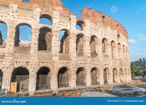 View of the Colosseum editorial photo. Image of ruin - 272674711