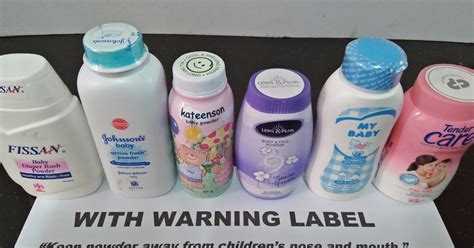 Some Talcum Powder Products Lack Required Warning Label (Groups Seek Asbestos-Free Labeling for ...