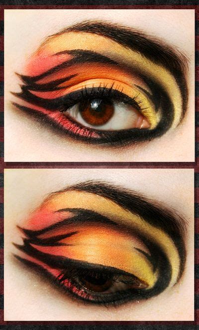 Hunger Games Inspired Eyes | Eye makeup art, Tiger makeup, Fantasy makeup