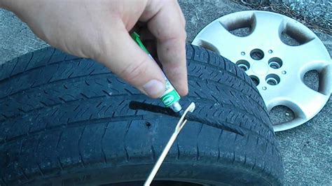 How to Repair a Punctured Tire - YouTube