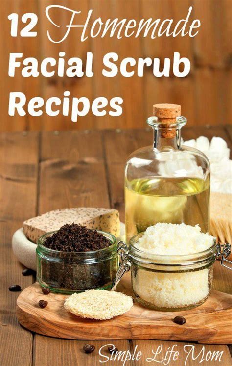 12 Homemade Facial Scrubs -Simple Life Mom