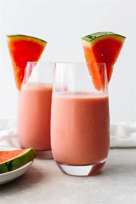 Watermelon Smoothie - Downshiftology