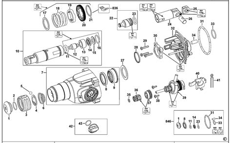 DeWalt DCH033 Hammer Drill Spare Parts - Part Shop Direct