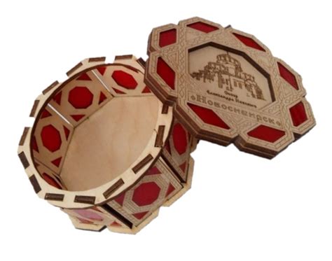 Laser Cut Decoration Wooden Jewelry Box Wedding Box CDR File | Vectors File