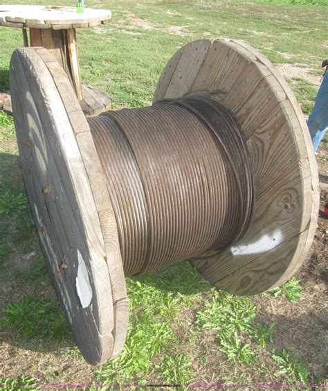 Bethlehem 1/2" steel wire rope spool in Ute, IA | Item AE9417 sold ...