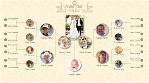 Family Tree Powerpoint Templates in Powerpoint Genealogy Template ...