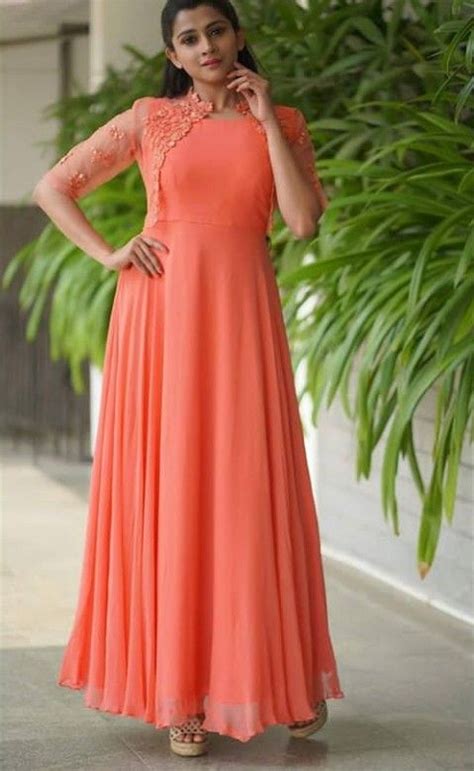 Stunning Georgette-Silk Dress with Hand Embroidery