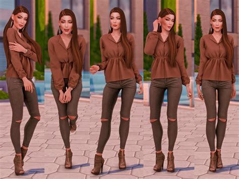 Sims 4 Poses / Mod The Sims Lemonade Simple Pose Pack