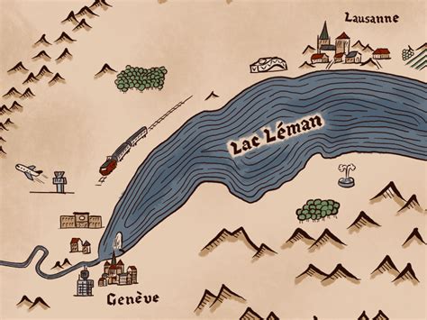 Medieval Map Cartoon