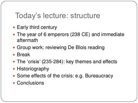 The Third Century Crisis