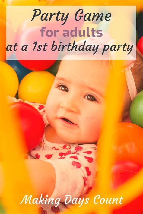 DIY First Birthday Games: Who Knows Baby Best - Making Days Count | First birthday games, 1st ...