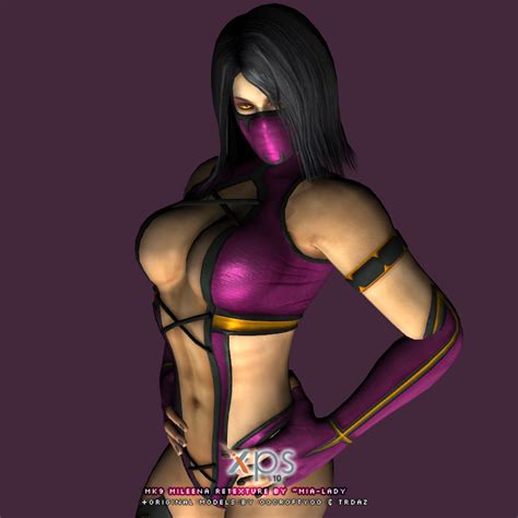 MK9 Mileena Primary Costume Retexture by little--miss--mia on DeviantArt