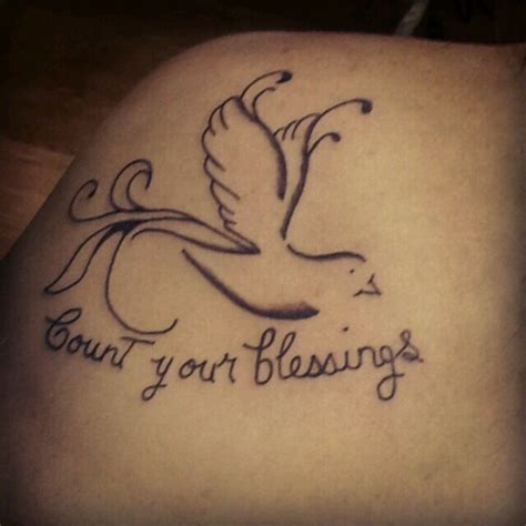 New tattoo! Always count your blessings! | Tattoos, New tattoos, Tattoo quotes