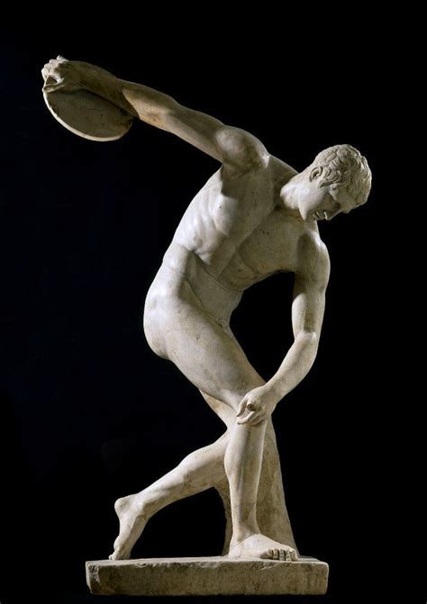 Ancient Roman Discus-thrower (discobolus) From Hadrian’s Villa in ...