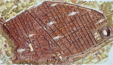 An accurate view of ancient Pompeii before it was destroyed by an ...