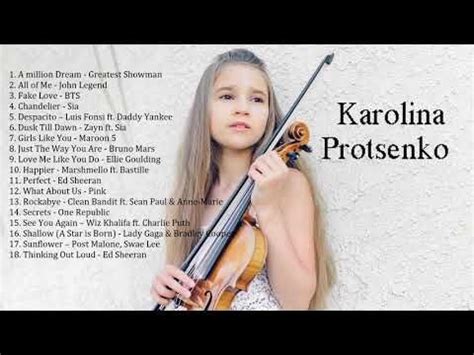 Karolina Protsenko Violin Cover Songs | Non-Stop Playlist 2019 - YouTube | Cover songs, Violin ...