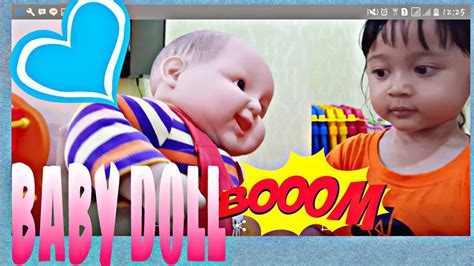 FUNNY BABY DOLL TOYS - mainan anak boneka lucu bisa bersuara - kids toys - YouTube